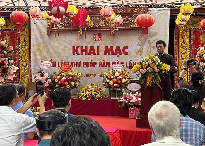 Chiêm ngưỡng 100 tác phẩm xuất sắc tại Triển lãm Thư pháp Hàn Mặc - Anh 4