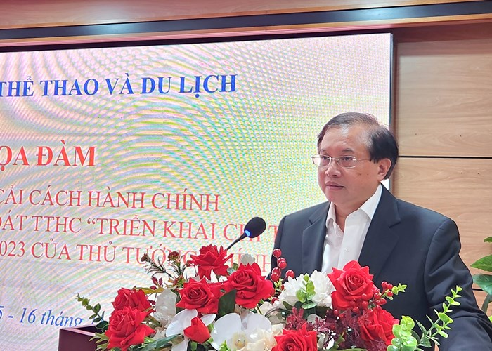 Bộ VHTTDL: Tiếp tục đẩy mạnh cải cách và nâng cao hiệu quả giải quyết thủ tục hành chính - Anh 1
