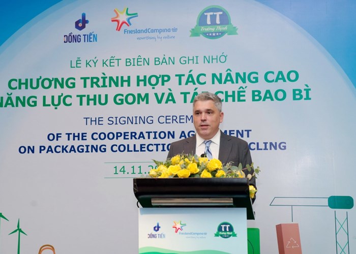 Doanh nghiệp Sữa Cô gái Hà Lan cùng đối tác tiên phong thực thi EPR, nâng cao năng lực thu gom tái chế bao bì - Anh 8