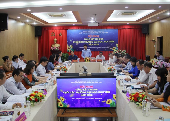Tổng kết thi đua khối các trường đại học, học viện trực thuộc Bộ VHTTDL - Anh 1