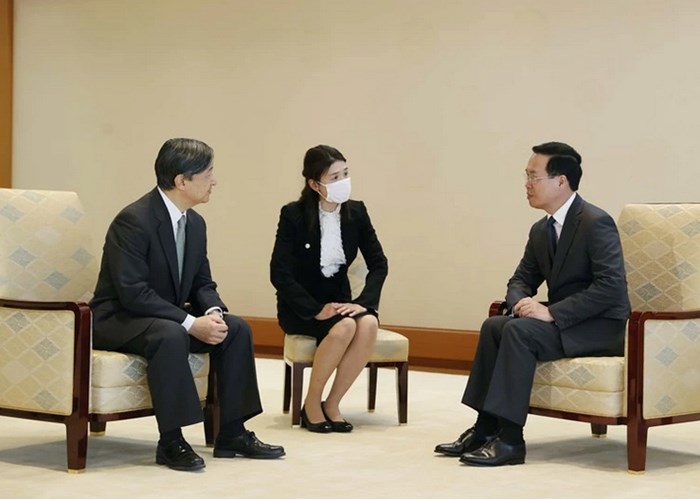 Chủ tịch nước Võ Văn Thưởng hội kiến Nhà vua và Hoàng hậu Nhật Bản - Anh 1