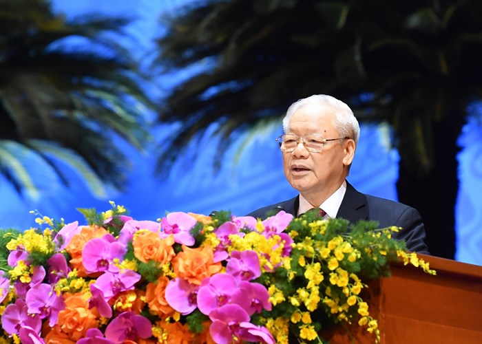 Tổng Bí thư Nguyễn Phú Trọng: Chung tay xây dựng Công đoàn Việt Nam ngày càng vững mạnh toàn diện - Anh 1