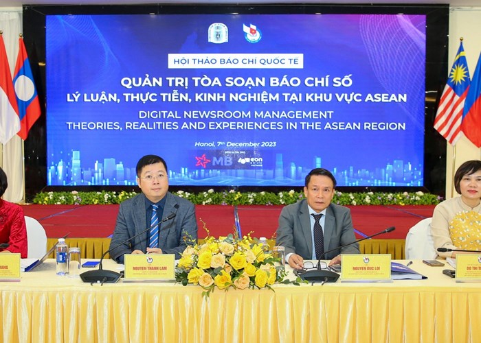 Giới báo chí ASEAN trao đổi kinh nghiệm quản trị tòa soạn số - Anh 1