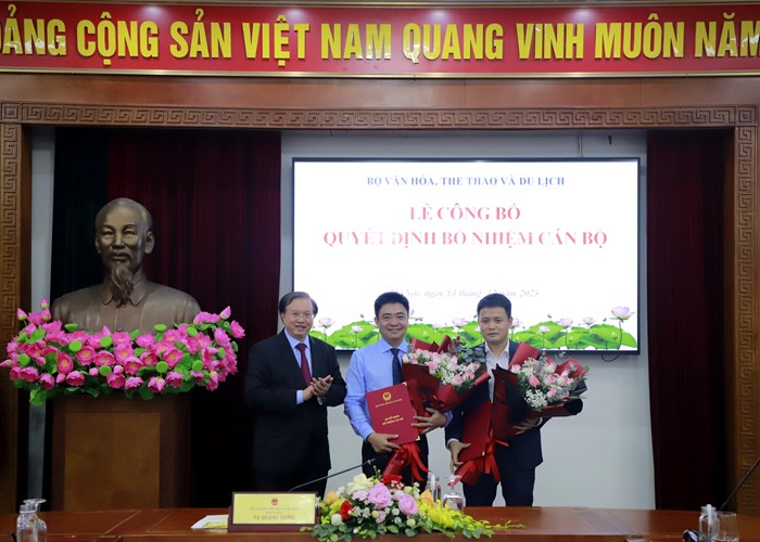 Bộ VHTTDL trao quyết định bổ nhiệm cán bộ - Anh 3