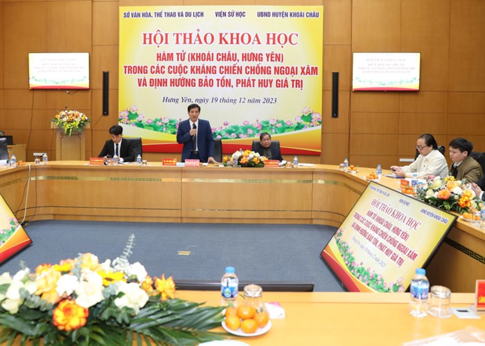 Bảo tồn và phát huy giá trị di tích Hàm Tử - Anh 1