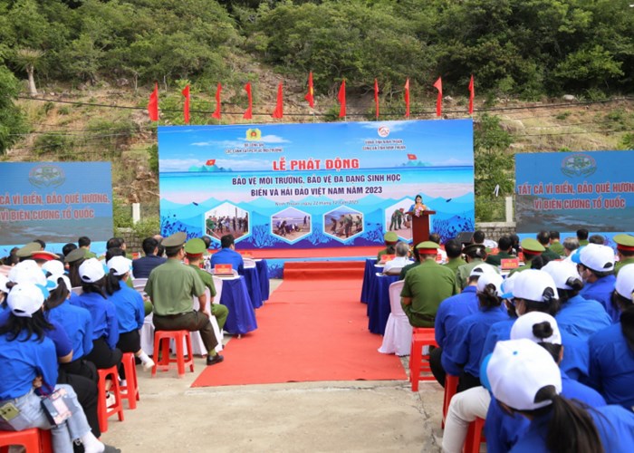 Phát động bảo vệ môi trường, bảo vệ đa dạng sinh học biển và hải đảo Việt Nam 2023 - Anh 1