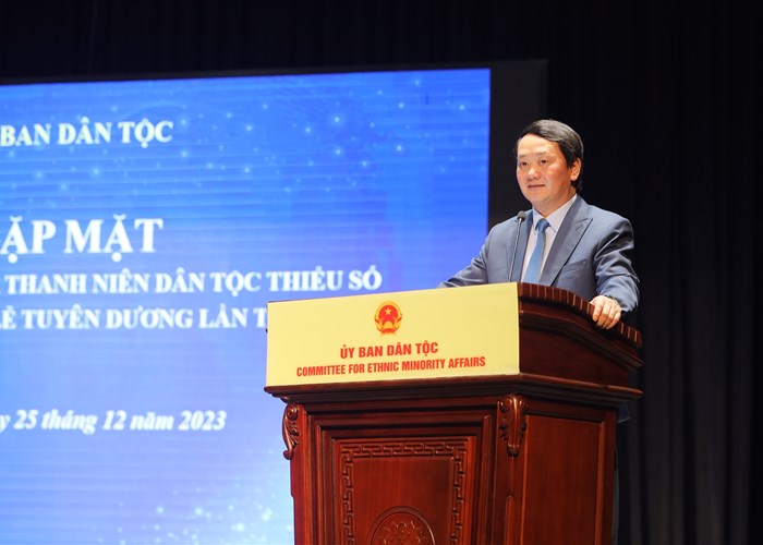 Gặp mặt đoàn học sinh, sinh viên, thanh niên DTTS xuất sắc, tiêu biểu - Anh 1