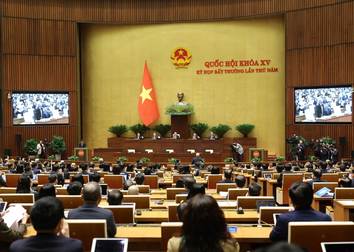 Kỳ họp bất thường lần thứ 5, Quốc hội khoá XV xem xét, quyết định 4 nội dung quan trọng - Anh 3