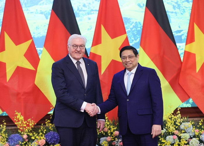 Thủ tướng Phạm Minh Chính hội kiến Tổng thống Cộng hòa Liên bang Đức - Anh 1