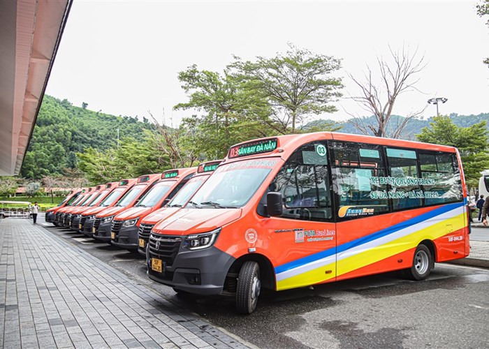 Đưa vào vận hành tuyến buýt sân bay Đà Nẵng-Sun World Ba Na Hills - Anh 1