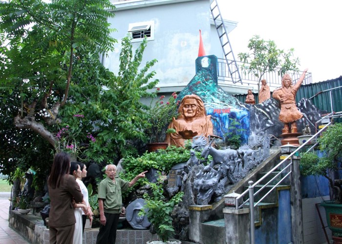 Vườn tượng “địa chỉ đỏ” về các vĩ nhân và anh hùng dân tộc - Anh 2