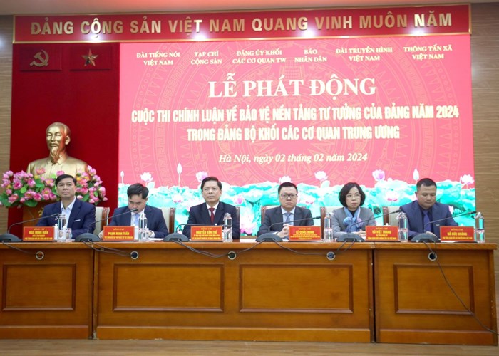 Phát động Cuộc thi chính luận về bảo vệ nền tảng tư tưởng của Đảng năm 2024 - Anh 2