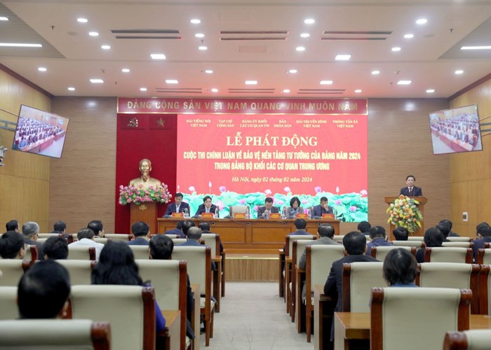 Phát động Cuộc thi chính luận về bảo vệ nền tảng tư tưởng của Đảng năm 2024 - Anh 3