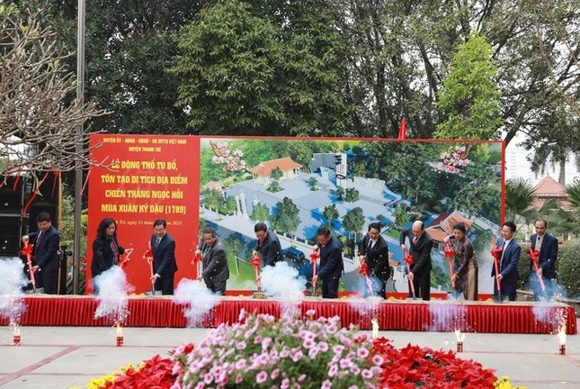 Khởi công tôn tạo khu di tích Chiến thắng Ngọc Hồi - Anh 1