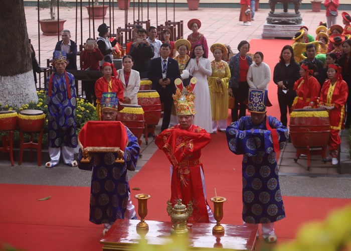 Trang trọng Lễ dâng hương khai Xuân tại Hoàng thành Thăng Long - Anh 1