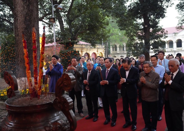Trang trọng Lễ dâng hương khai Xuân tại Hoàng thành Thăng Long - Anh 7