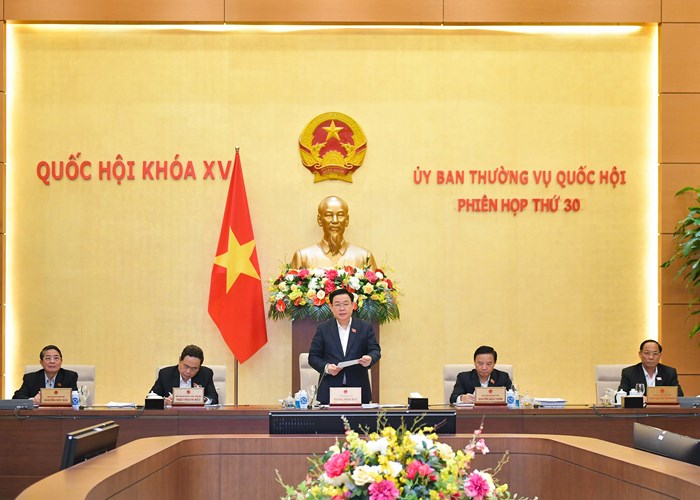 Khai mạc Phiên họp thứ 30 của Ủy ban Thường vụ Quốc hội - Anh 1