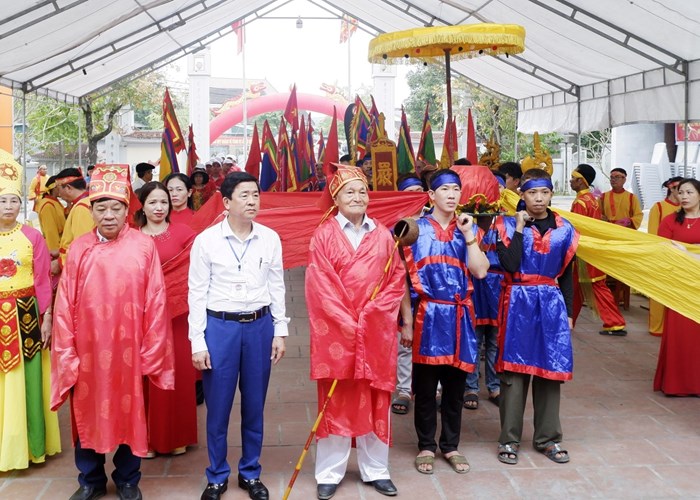 Khai mạc Lễ hội đền Vua Mai năm 2024 - Anh 2