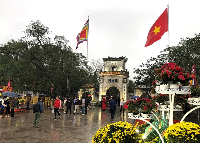 Đền Trần Nam Định trước giờ khai ấn - Anh 6