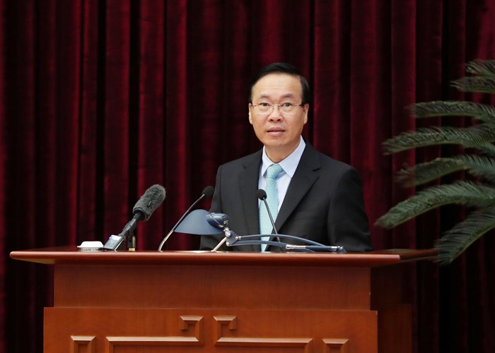 Chủ tịch nước Võ Văn Thưởng: “Đất nước đang rất cần những trí thức, nhà khoa học, văn nghệ sĩ với tình yêu Tổ quốc nồng nàn…” - Anh 1
