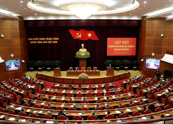 Chủ tịch nước Võ Văn Thưởng: “Đất nước đang rất cần những trí thức, nhà khoa học, văn nghệ sĩ với tình yêu Tổ quốc nồng nàn…” - Anh 11