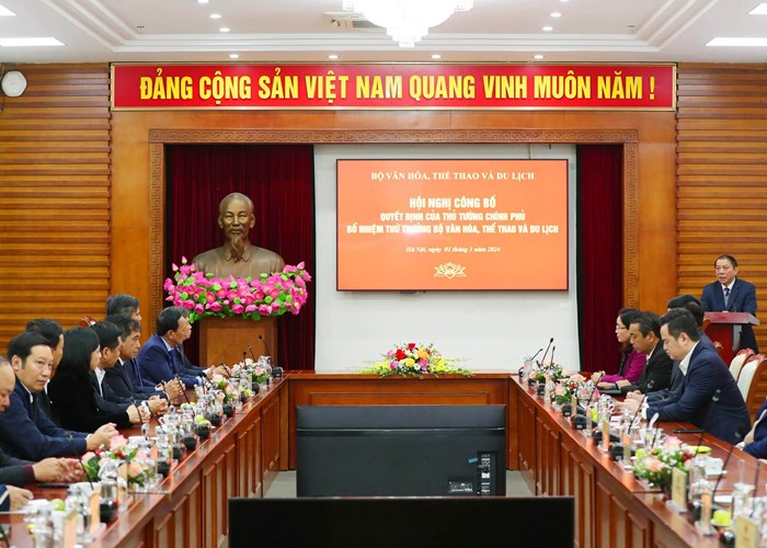 Công bố quyết định bổ nhiệm ông Hồ An Phong giữ chức Thứ trưởng Bộ VHTTDL - Anh 7