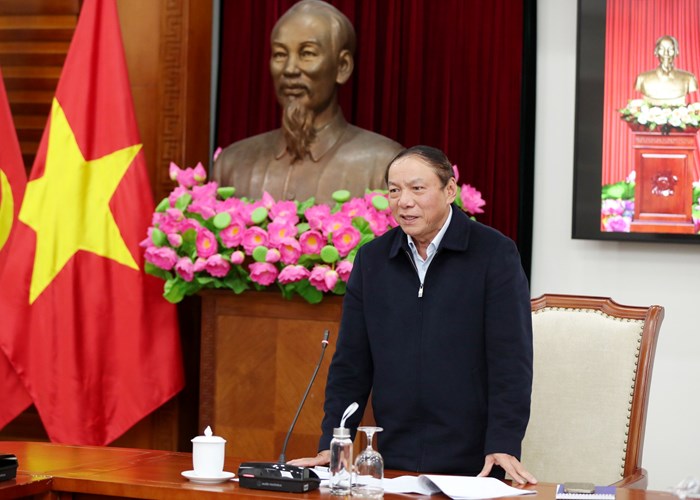Bộ trưởng Nguyễn Văn Hùng: Tôn vinh các nghệ sĩ, tạo động lực thúc đẩy năng lực sáng tạo, cống hiến cho đất nước - Anh 2