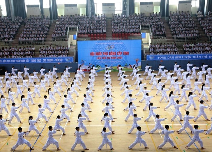 Hà Tĩnh: Gần 3.000 VĐV tranh tài Hội khỏe Phù Đổng 2024 - Anh 3