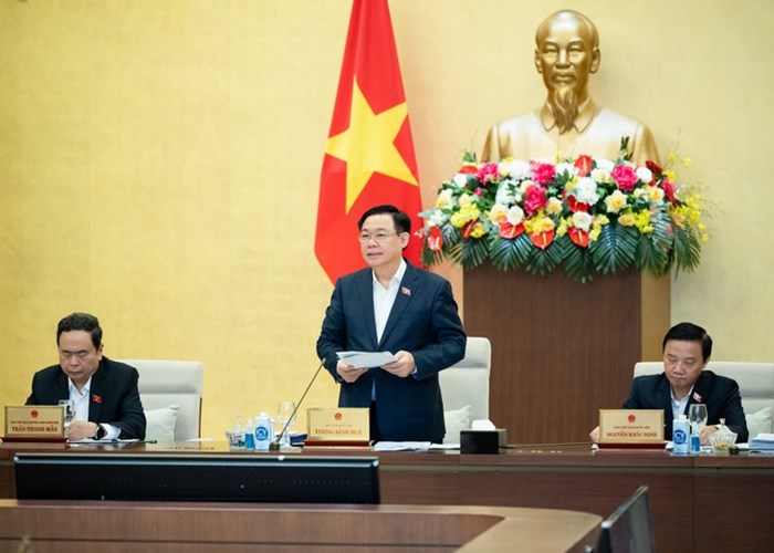 Phiên họp thứ 31 của Ủy ban Thường vụ Quốc hội: Xem xét công tác nhân sự và nhiều nội dung quan trọng khác - Anh 1