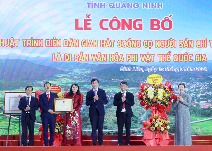 Làn điệu Soóng Cọ của người Sán Chỉ đón nhận Di văn hóa phi vật thể quốc gia - Anh 1