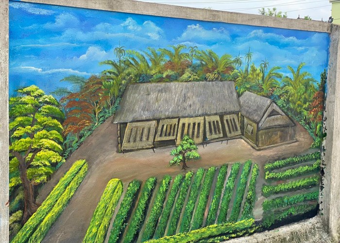 Gửi thông điệp ý nghĩa qua bích họa “Tự hào một dải non sông” - Anh 6