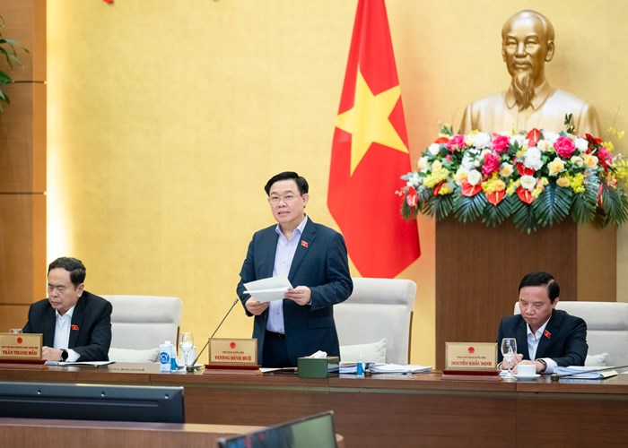 Ủy ban Thường vụ Quốc hội xem xét, quyết định 5 nhóm vấn đề lớn - Anh 1