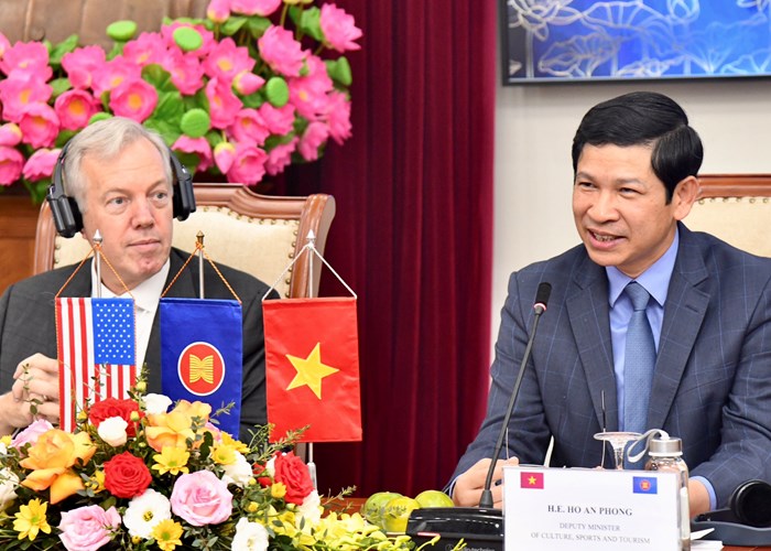 Thứ trưởng Hồ An Phong tiếp Đoàn doanh nghiệp cấp cao Hội đồng Kinh doanh Hoa Kỳ - ASEAN - Anh 2