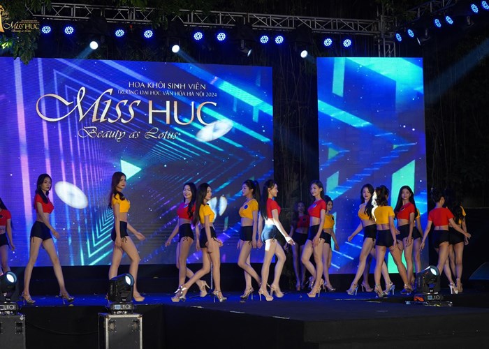 Chung kết Cuộc thi Hoa khôi sinh viên Đại học Văn hóa Hà Nội 2024 - Anh 5