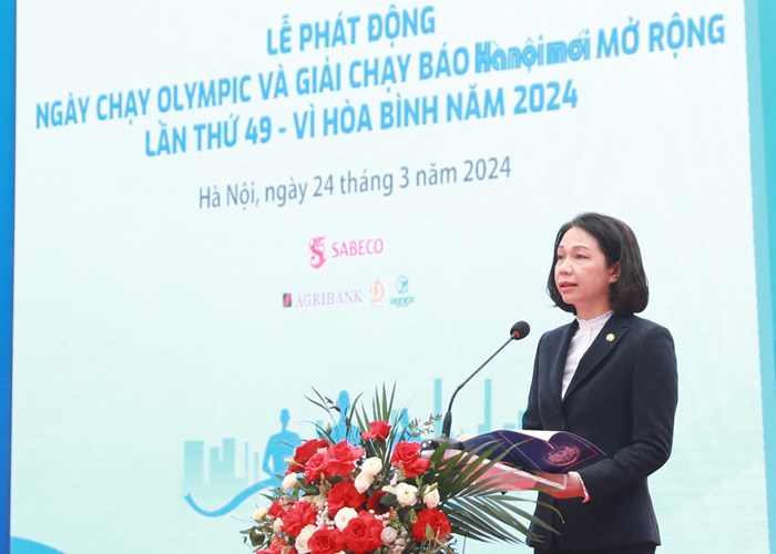 4.500 người tham gia chương trình Vinh quang Thể thao Việt Nam, phát động Giải chạy Báo Hà Nội Mới mở rộng - Anh 4