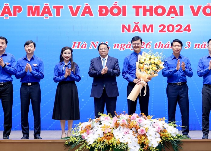 Thủ tướng đối thoại với thanh niên - Anh 1