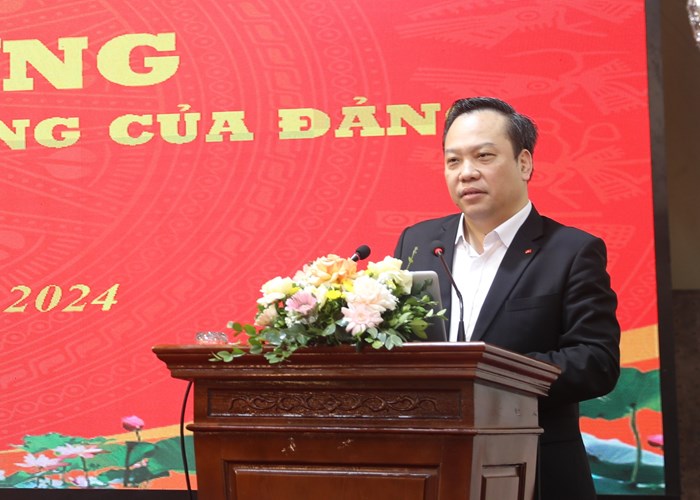 Khai giảng lớp bồi dưỡng nghiệp vụ công tác tư tưởng của Đảng năm 2024 - Anh 1