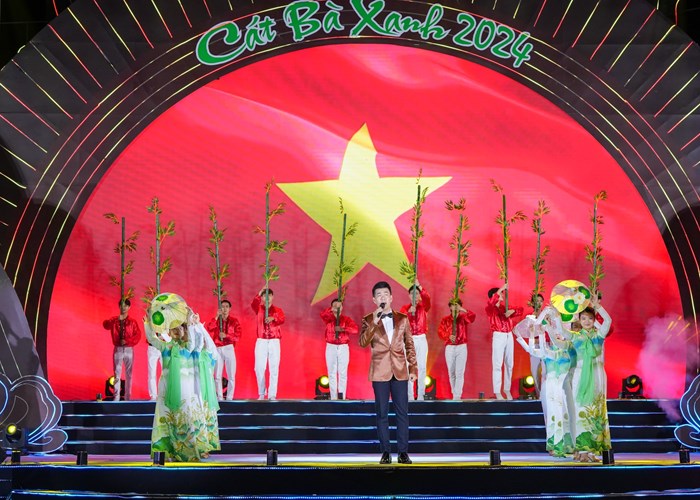 Chương trình nghệ thuật “Cát Bà xanh” khai mạc du lịch Cát Hải năm 2024 - Anh 2