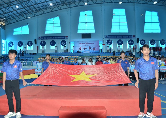 Khai mạc Giải vô địch Wushu quốc gia năm 2024 - Anh 1