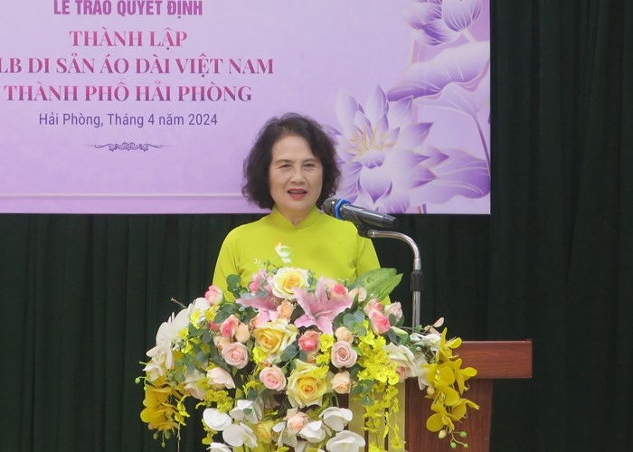 Thành lập Câu lạc bộ Di sản Áo dài Việt Nam TP. Hải Phòng - Anh 4