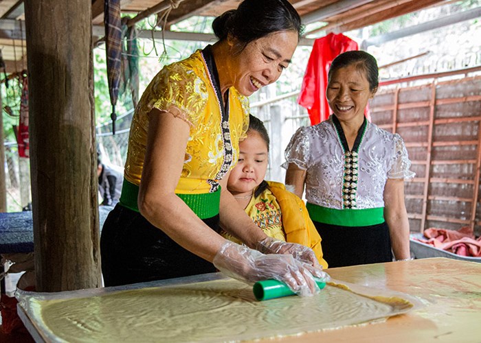 Nghề làm bánh khẩu xén, chí chọp là Di sản văn hóa phi vật thể quốc gia - Anh 1