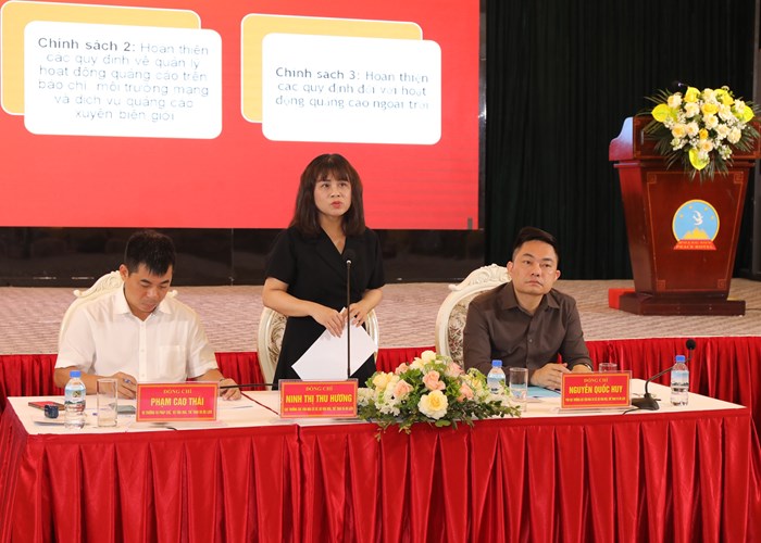 Lấy ý kiến đối với Dự án Luật sửa đổi, bổ sung một số điều của Luật Quảng cáo - Anh 3