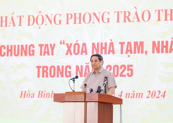Thủ tướng phát động cả nước chung tay xóa nhà tạm, nhà dột nát cho hộ nghèo - Anh 1