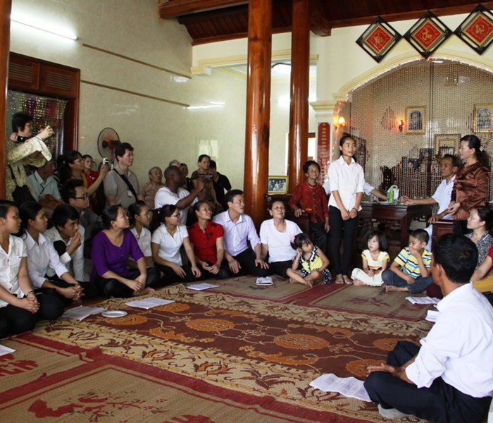 Nhiều CLB dân ca Ví, giặm hoạt động​​​​​​​ cầm chừng - Anh 1