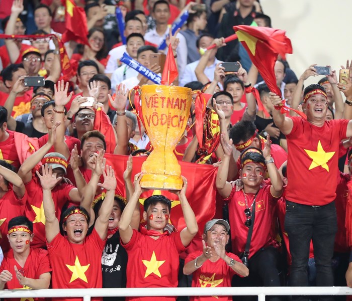 Ca nuoc xuong duong mung chien thang cua doi tuyen Viet Nam - Anh 15
