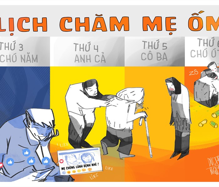 Biếm hoạ về đề tài văn hoá ứng xử: Suy ngẫm cùng “Chực chờ” - Anh 2