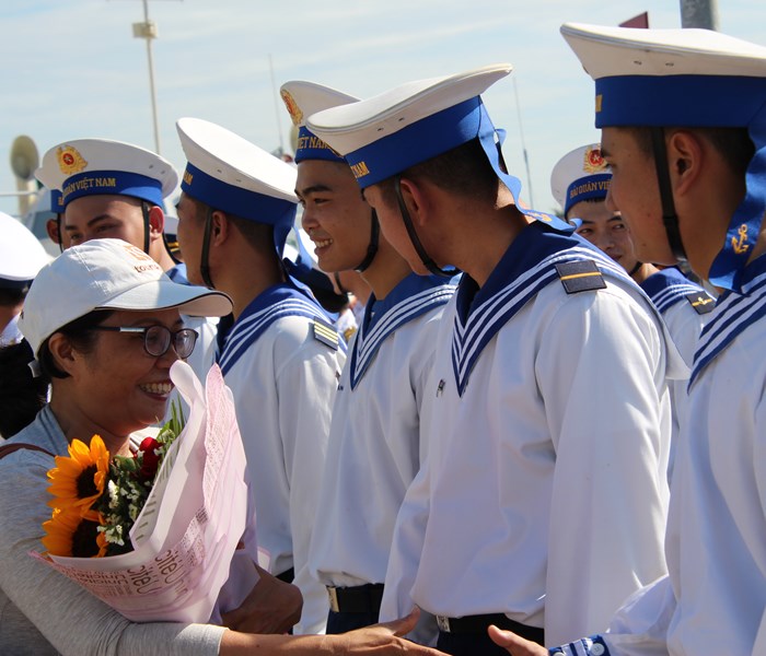 Kết thúc chúc Tết nhà giàn DK1 - Anh 1