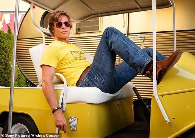 Brad Pitt và Leonardo DiCaprio cùng xuất hiện bảnh bao trên phim trường - Anh 7