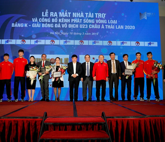 Ra mắt nhà tài trợ và công bố kênh phát sóng Giải bóng đá U23 châu Á - Anh 1
