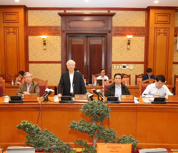 Kiểm tra việc thực hiện Nghị quyết Trung ương 4 Khóa XII và Chỉ thị 05 của Bộ Chính trị - Anh 1